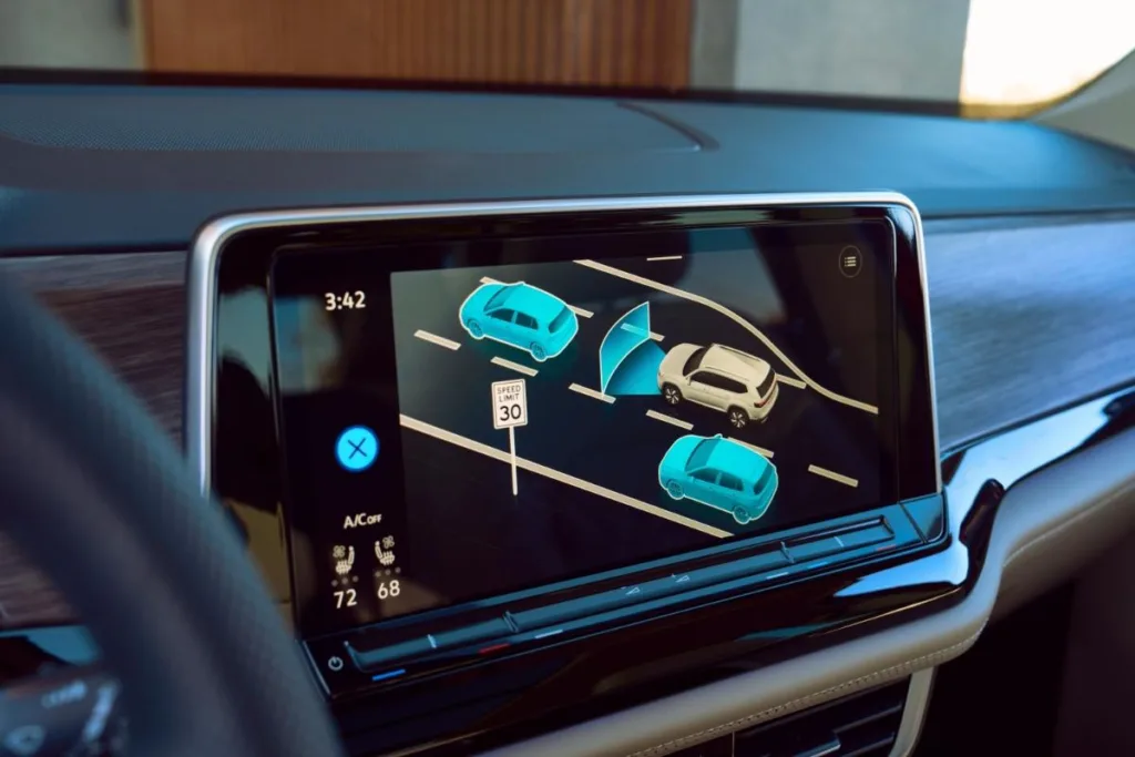 Driving assistance features in VW models