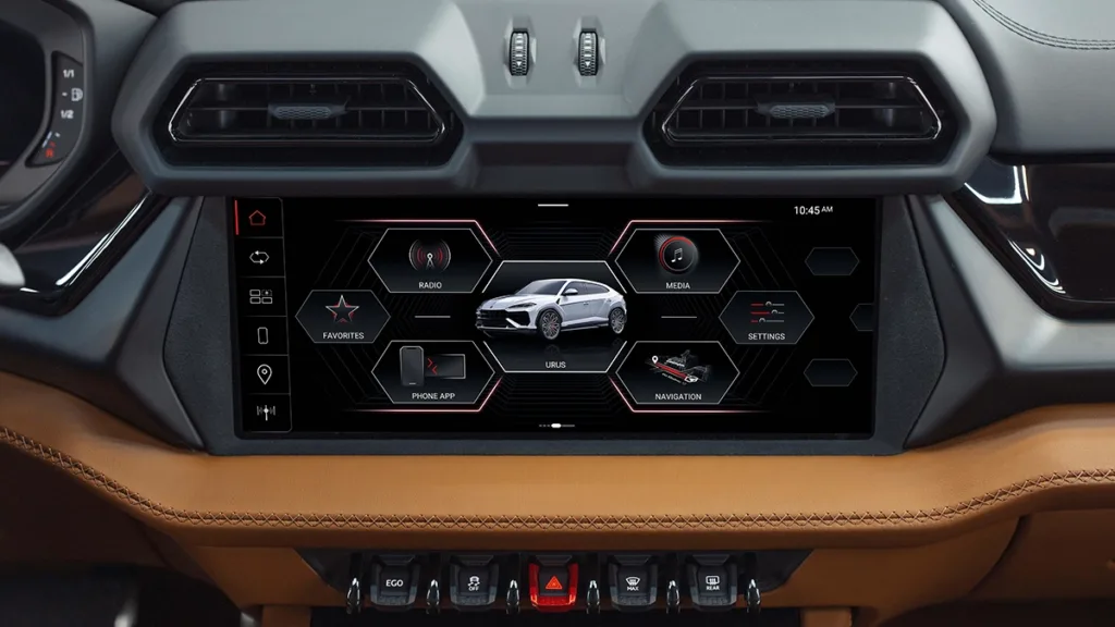 2025 Lamborghini Urus SE interior